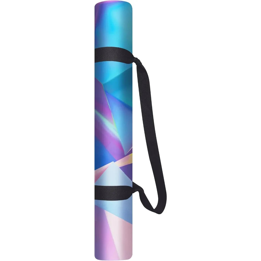 Combined yoga mat | 2 in 1 mat + towel Ideal for hot yoga, power, hot yoga, sweat studio quality | carry belt included!