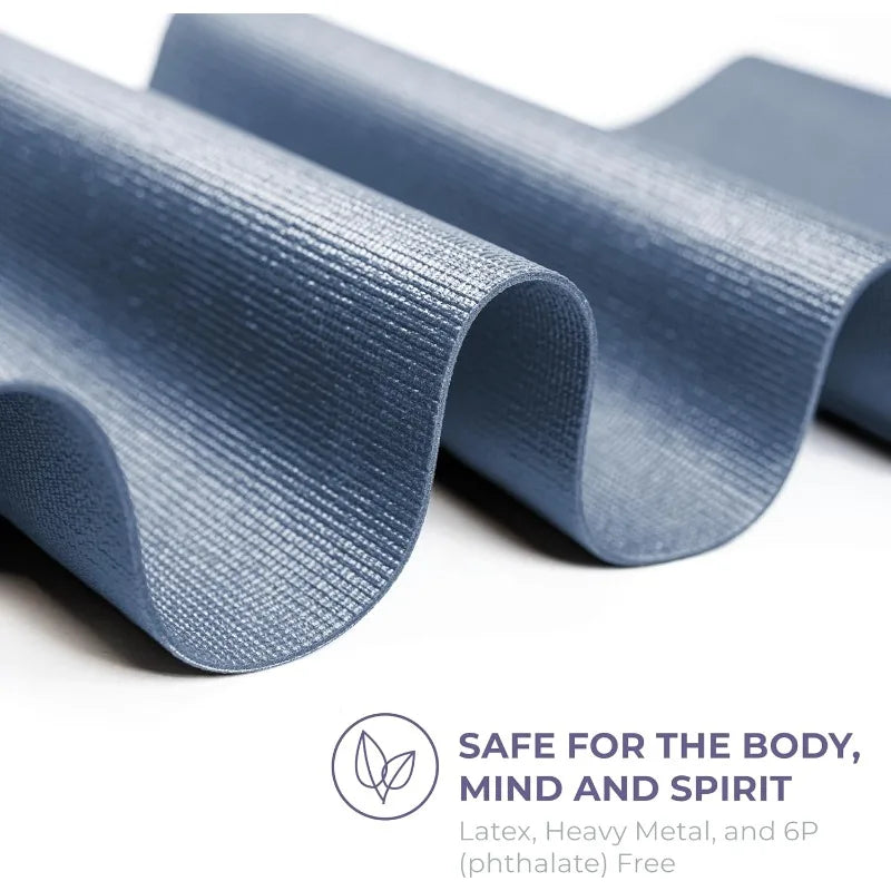 Sunshine Yoga Voyage Yoga Mat, 10 Pack, 72" x 24" Professional Studio and Gym Bulk Yoga Mats, 5mm Thick, Durable, Anti-Tear,