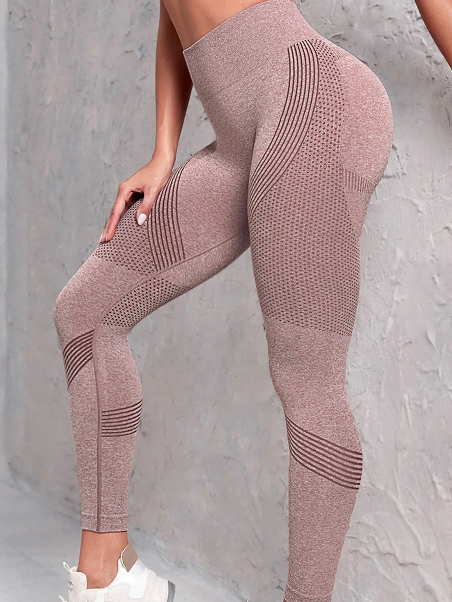 High Waist Compression Leggings with Butt Lift Technology