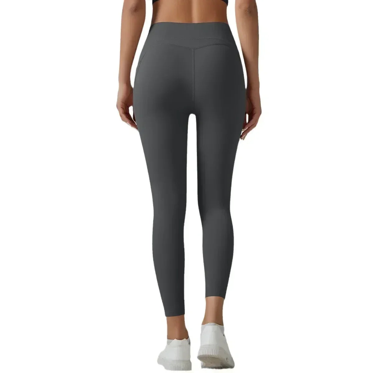 Yoga AL High Waisted Yoga Pants With Abdominal Pockets