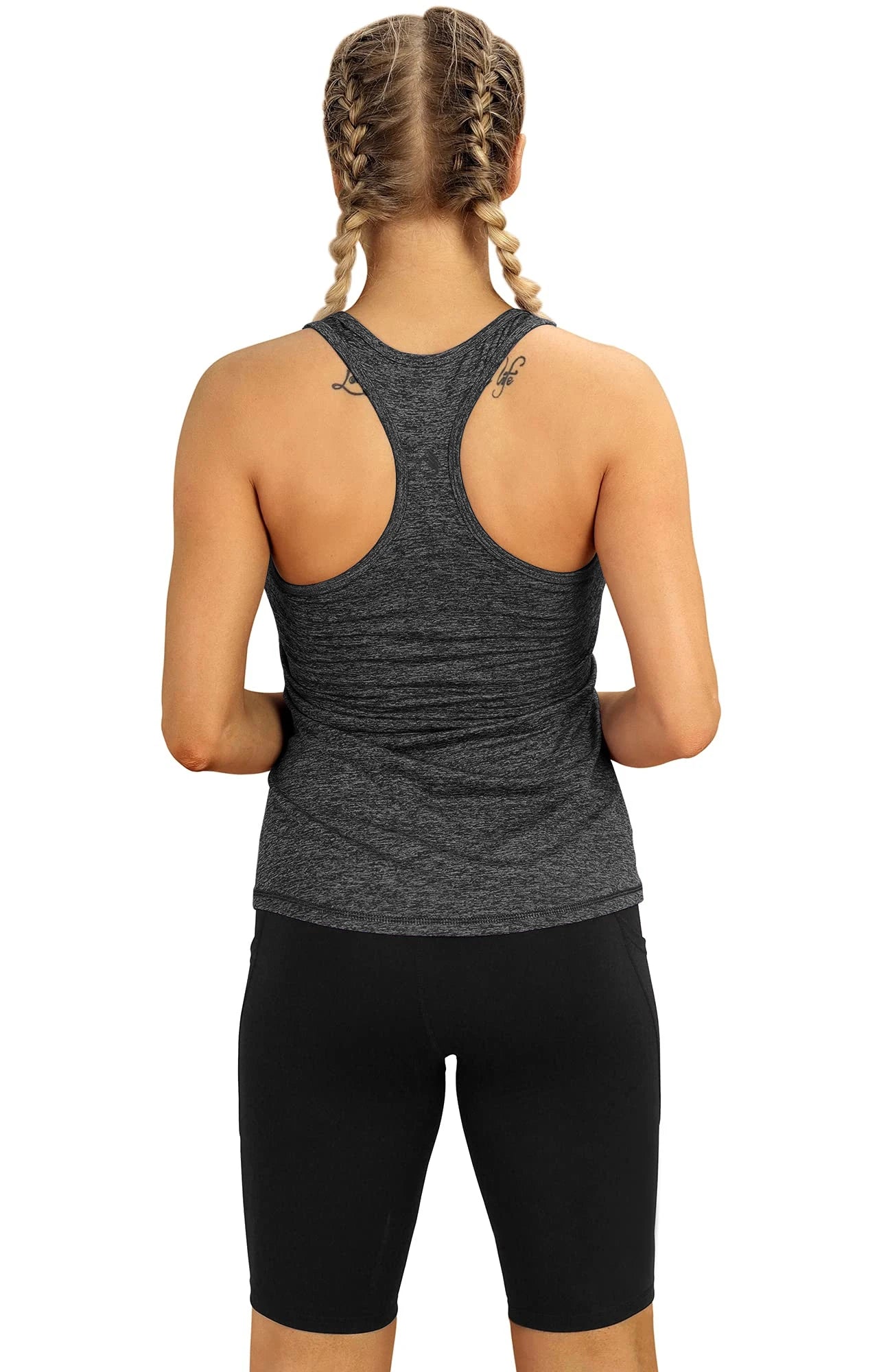 3 Pcs Women Sport Tank Tops Loose Yoga Quick Dry Shirt