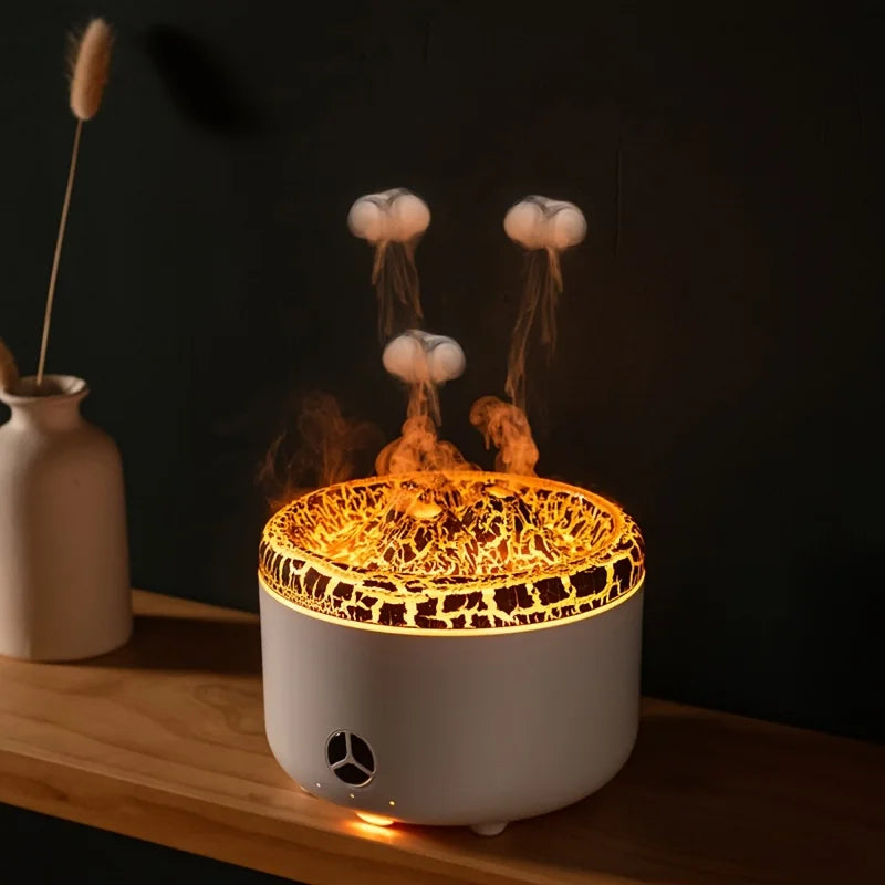 Eco-Friendly Ultrasonic Humidifier 550ml Capacity Auto Shut-Off and Timer Aromatherapy Diffuser for Relaxation and Better Sleep