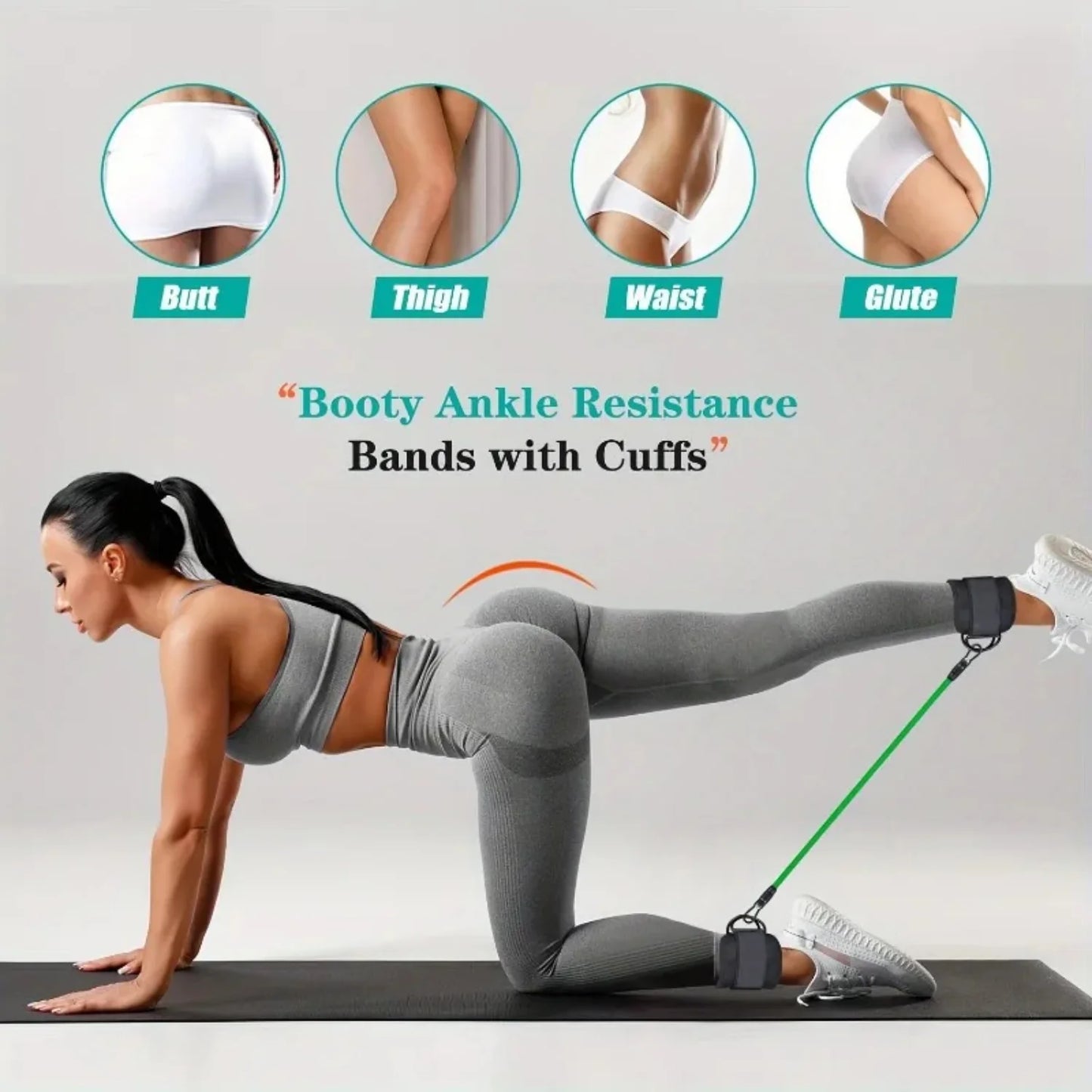 Resistance Bands Set Bodybuilding Gym Equipment Professional