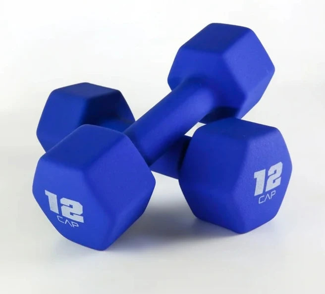 2/3/5/8/10/12/15 lb Rubber Dumbbells for Home Gym Use