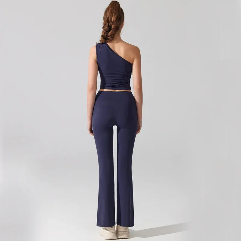Two Pieces Fitness Yoga Set Women Solid Color Buttery Soft Gym Suit Breathable Quick Dry Workout Clothes Female Sportswear