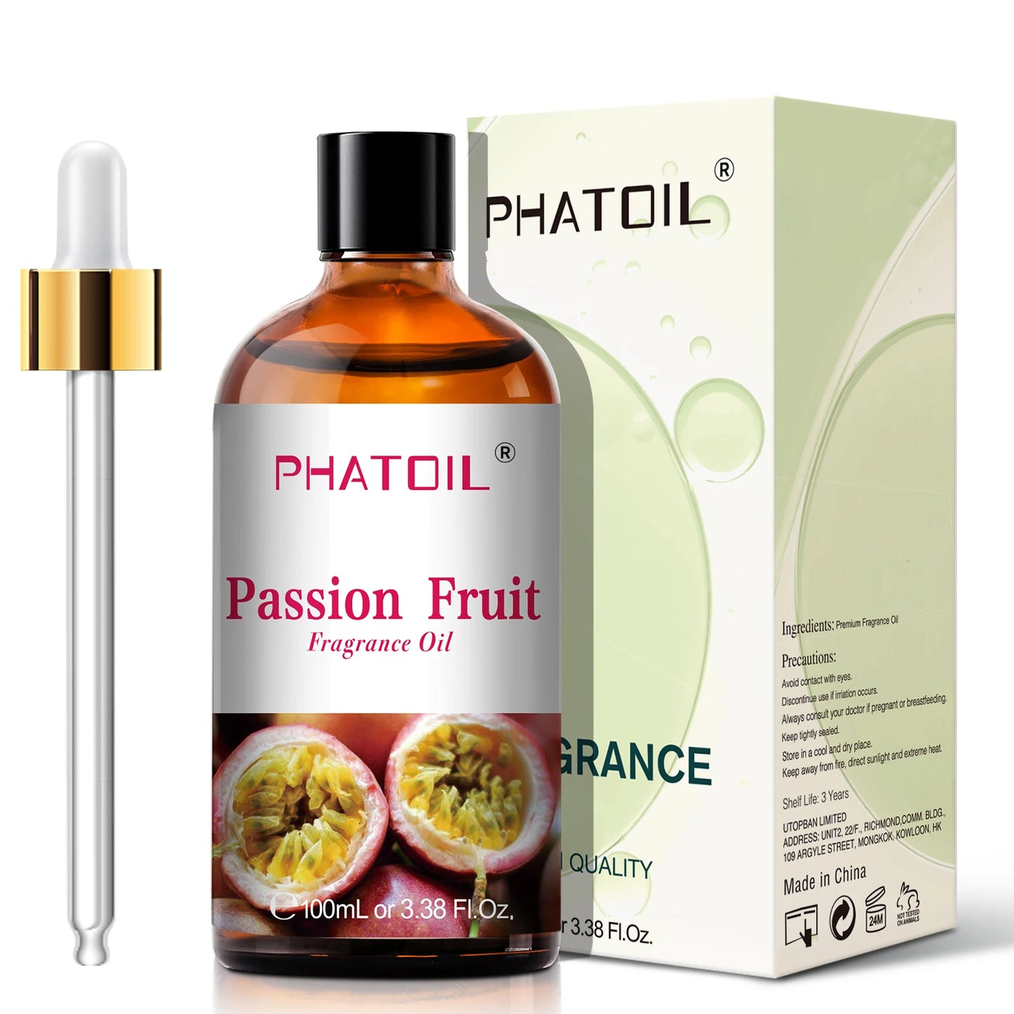 PHATOIL 100ML Coconut Peach Blueberry Mango Fragrance Oil Apple Banana Grape Lemon Aroma Oil for Oil Diffuser Soap Candle Making