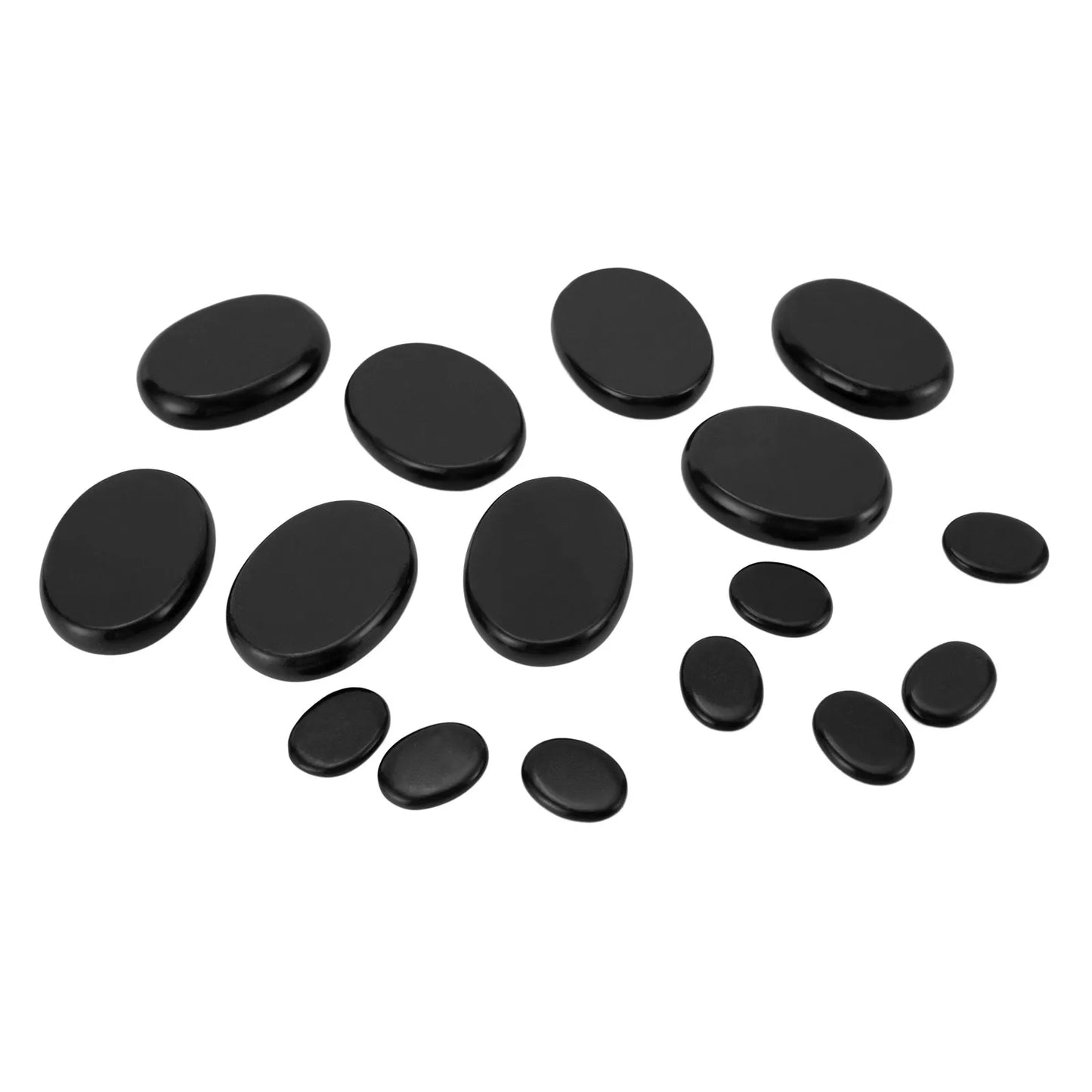 16pcs Hot Stones for Massage Portable Stone Warmer Set