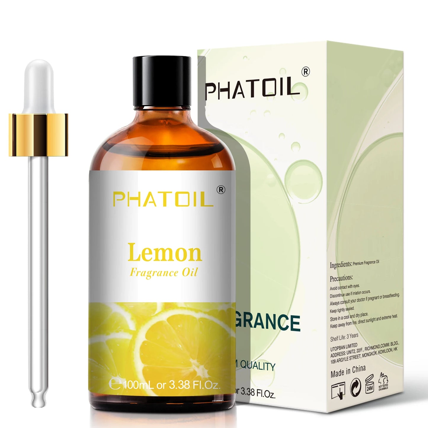 PHATOIL 100ML Coconut Peach Blueberry Mango Fragrance Oil Apple Banana Grape Lemon Aroma Oil for Oil Diffuser Soap Candle Making