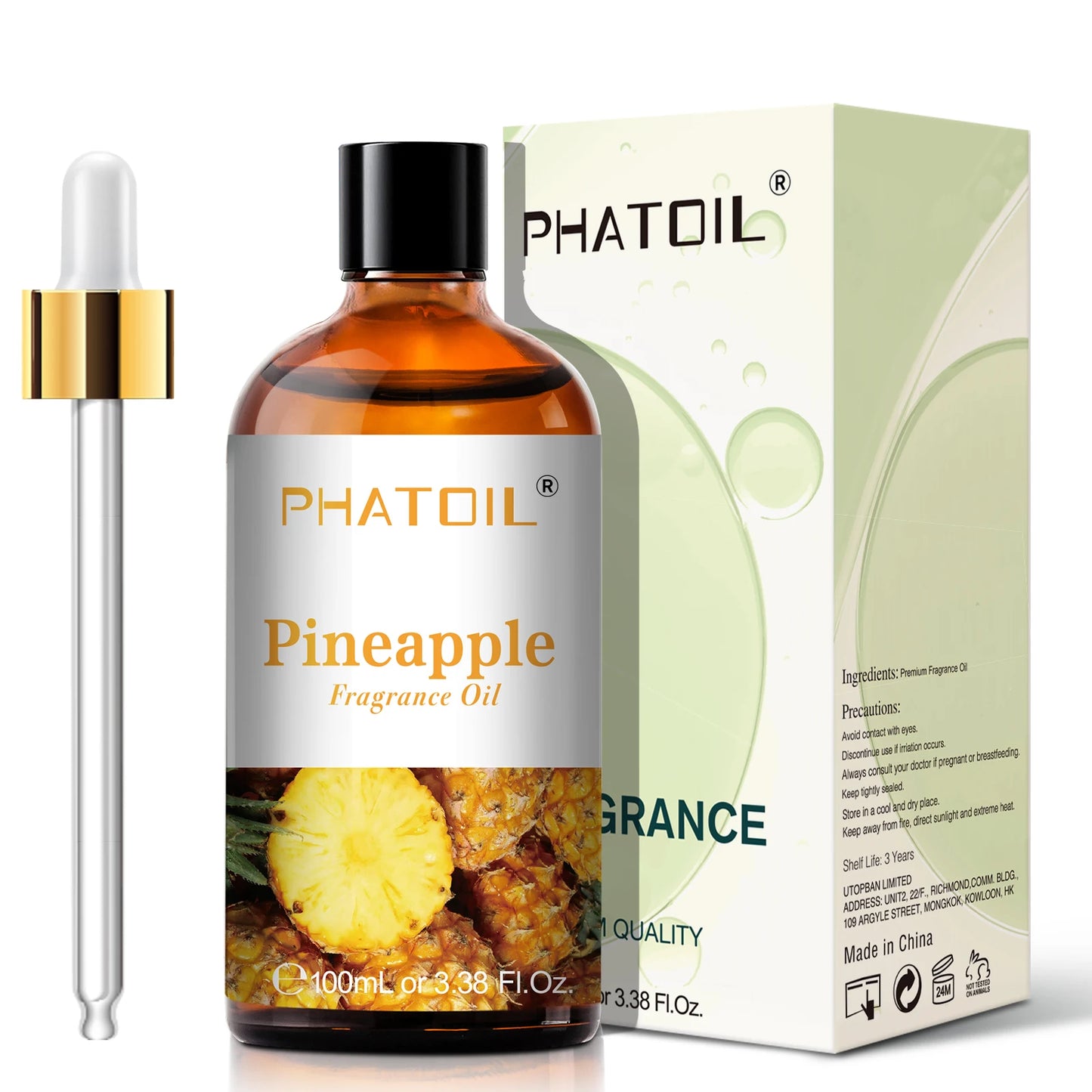 PHATOIL 100ML Coconut Peach Blueberry Mango Fragrance Oil Apple Banana Grape Lemon Aroma Oil for Oil Diffuser Soap Candle Making