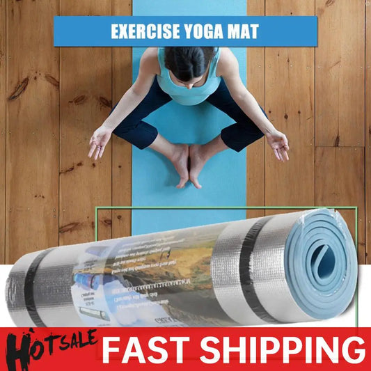 6mm Thick EVA Yoga Mat Moisture-proof Outdoor Camping Picnic Mat 71x20 inch