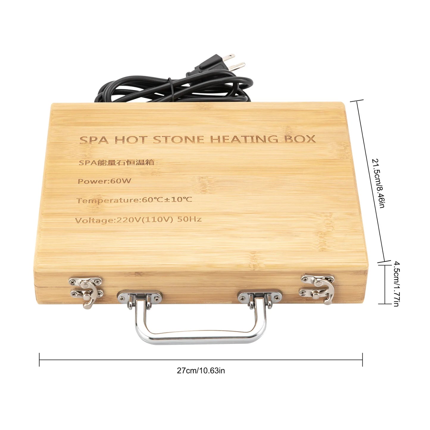 16pcs Hot Stones for Massage Portable Stone Warmer Set
