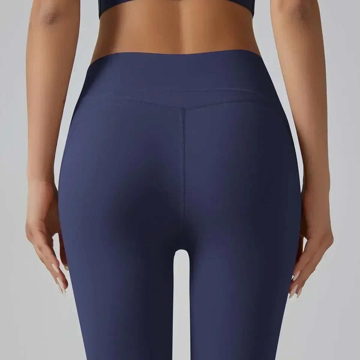 Yoga AL High Waisted Yoga Pants With Abdominal Pockets