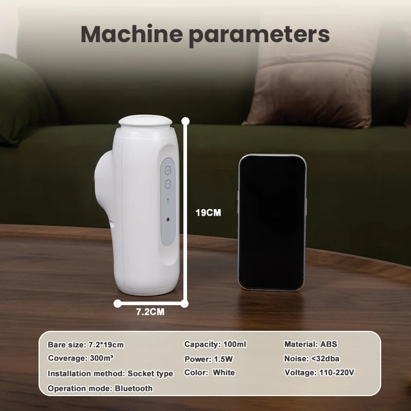 300m³ Wall Mounted Bluetooth Control Perfume Diffuser