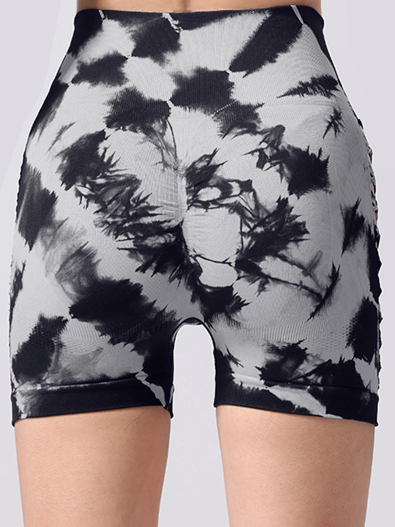 Us Local Women's Workout Activewear Seamless Shorts High Elastic Breathable Quick-Drying Yoga Gym Shorts