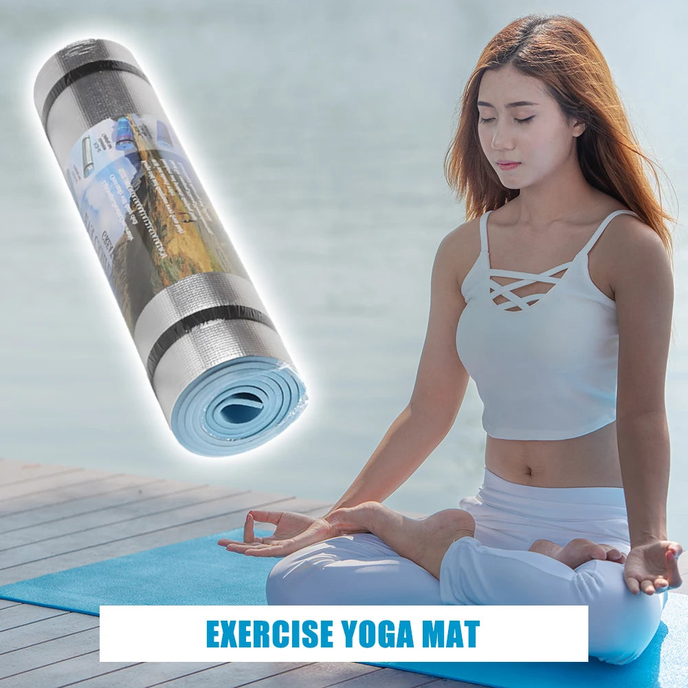 6mm Thick EVA Yoga Mat Moisture-proof Outdoor Camping Picnic Mat 71x20 inch