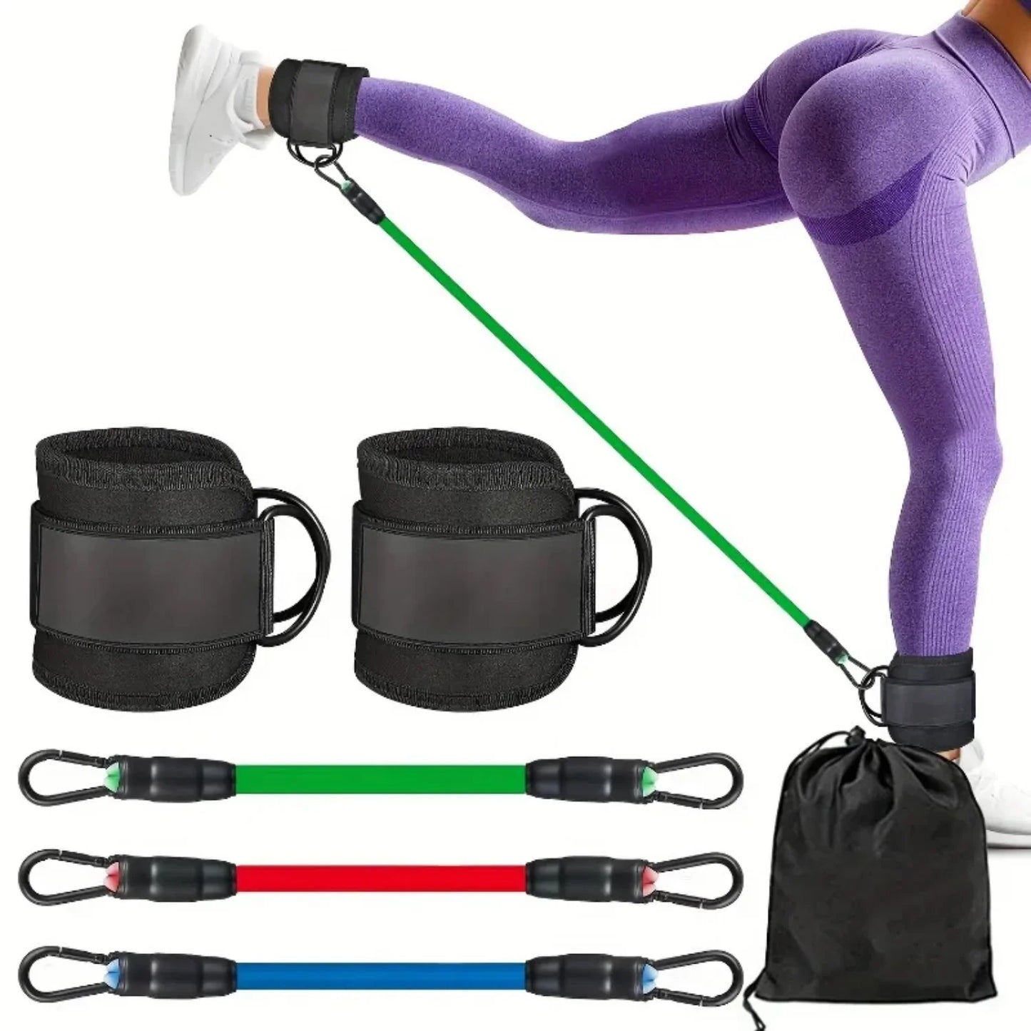 Resistance Bands Set Bodybuilding Gym Equipment Professional