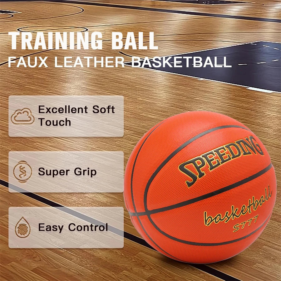 Professional Basketball Ball PU Non Slip Outdoor Indoor Training Competition Team Standard Ball