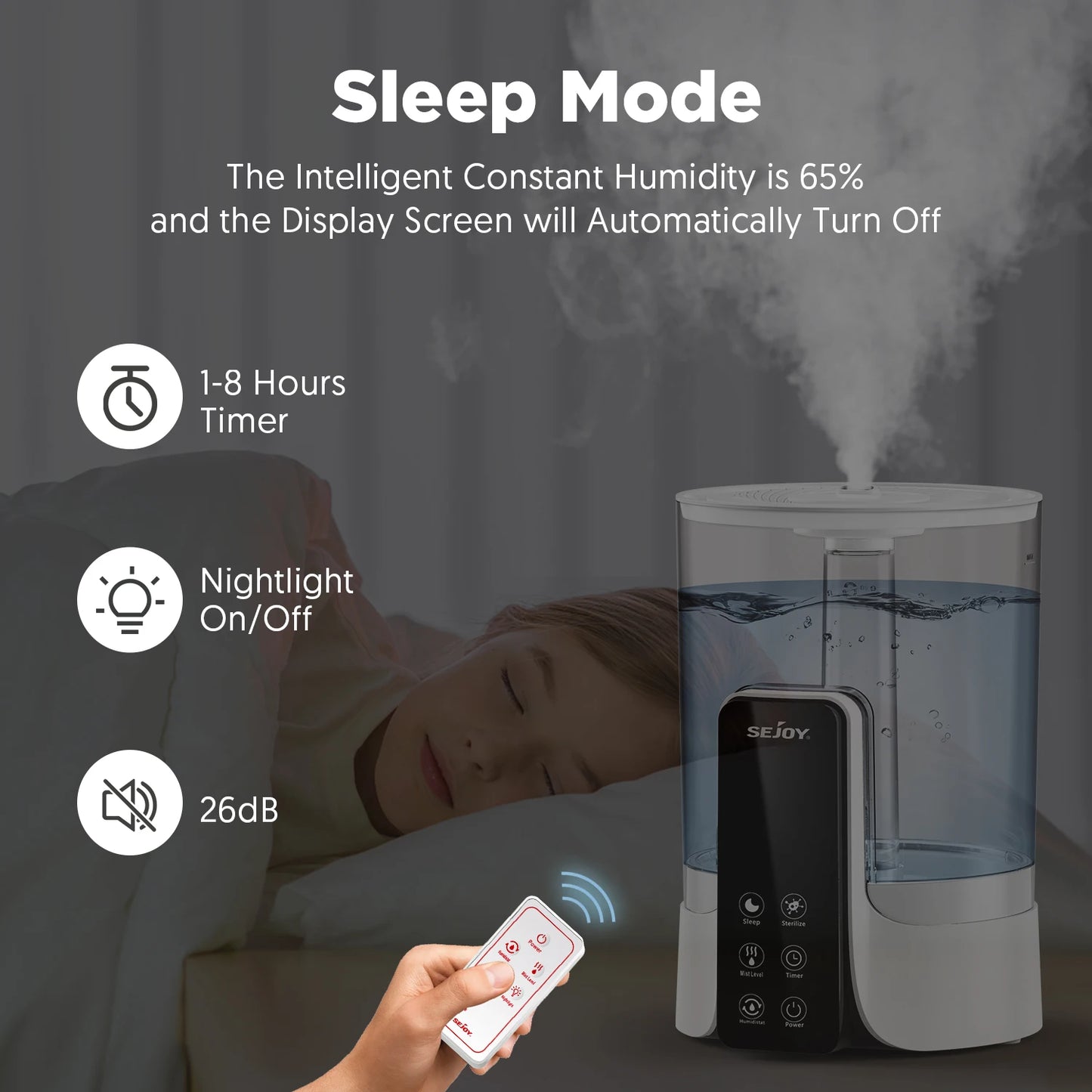 110-220V 6L Perfume Air Humidifier Home with LED Display