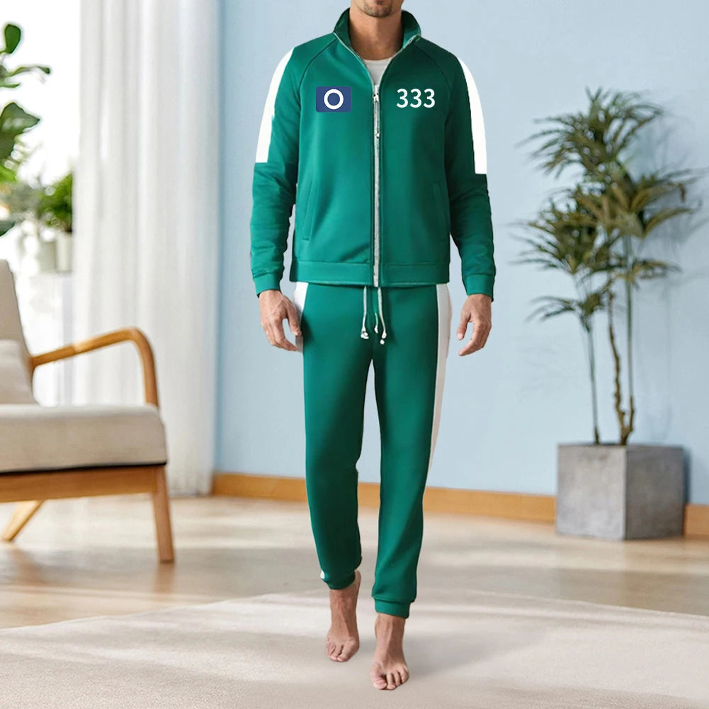 Calamari Game Cosplay Costume Player Number 001 230 333 456 TrackSuit Comfortable Breathable Outfits Adult Player Costume
