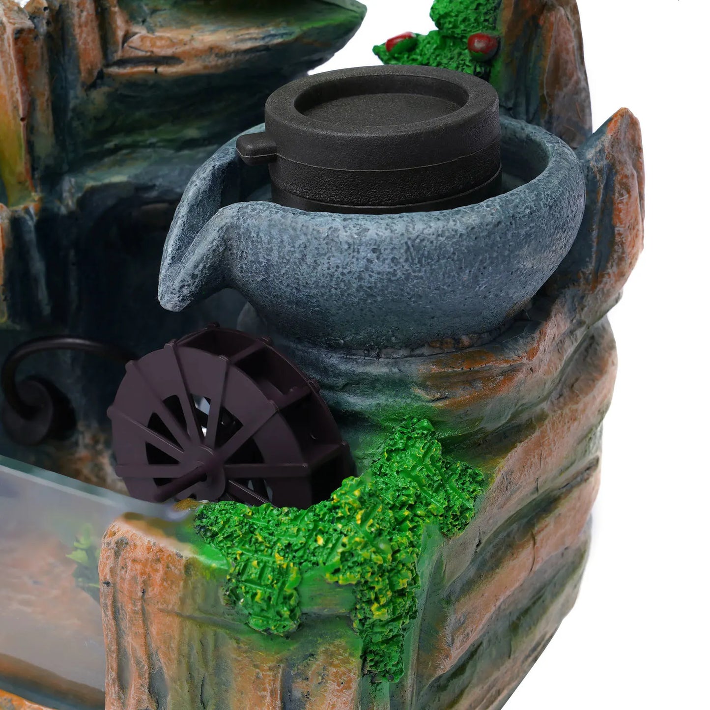 Bonsai Tree Rock Water Fountains Indoor Tabletop Waterfall