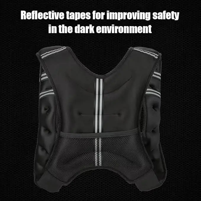 Adjustable Weighted Vest For Men And Women 30Lb Jogging Cardio Training