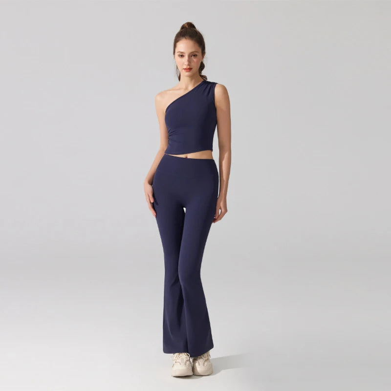 Two Pieces Fitness Yoga Set Women Solid Color Buttery Soft Gym Suit Breathable Quick Dry Workout Clothes Female Sportswear