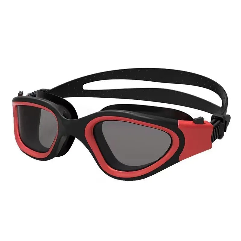 Professional Adult's Anti-fog UV Protection Lens For Men & Women, Swimming Goggles Waterproof Adjustable Silicone Swim Glasses