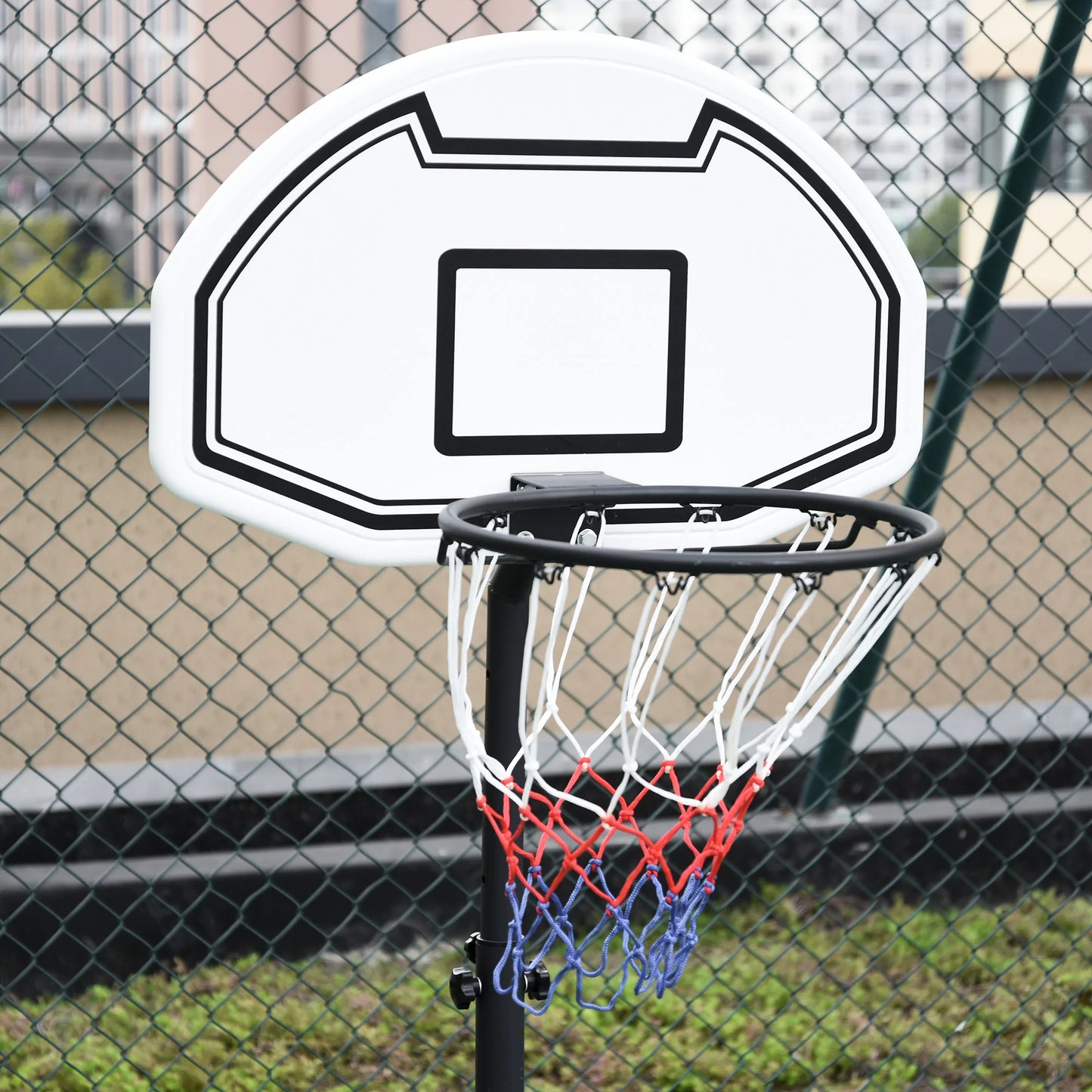 Outdoor Basketball Hoop System Adjustable Pool Water Sport Game Play