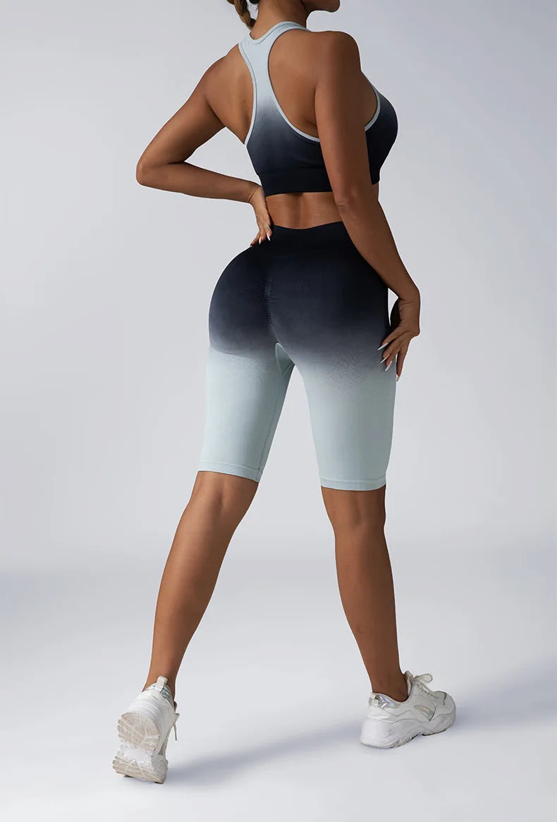 3 Pack US Local Women's Yoga Fitness Yoga Shorts Tummy Control