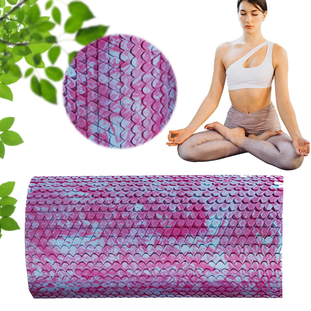 EVA Foam Roller Body Massager Solid Massage Point Roller 30cm Massage Foam Roller Yoga Roller for Muscle Relaxing