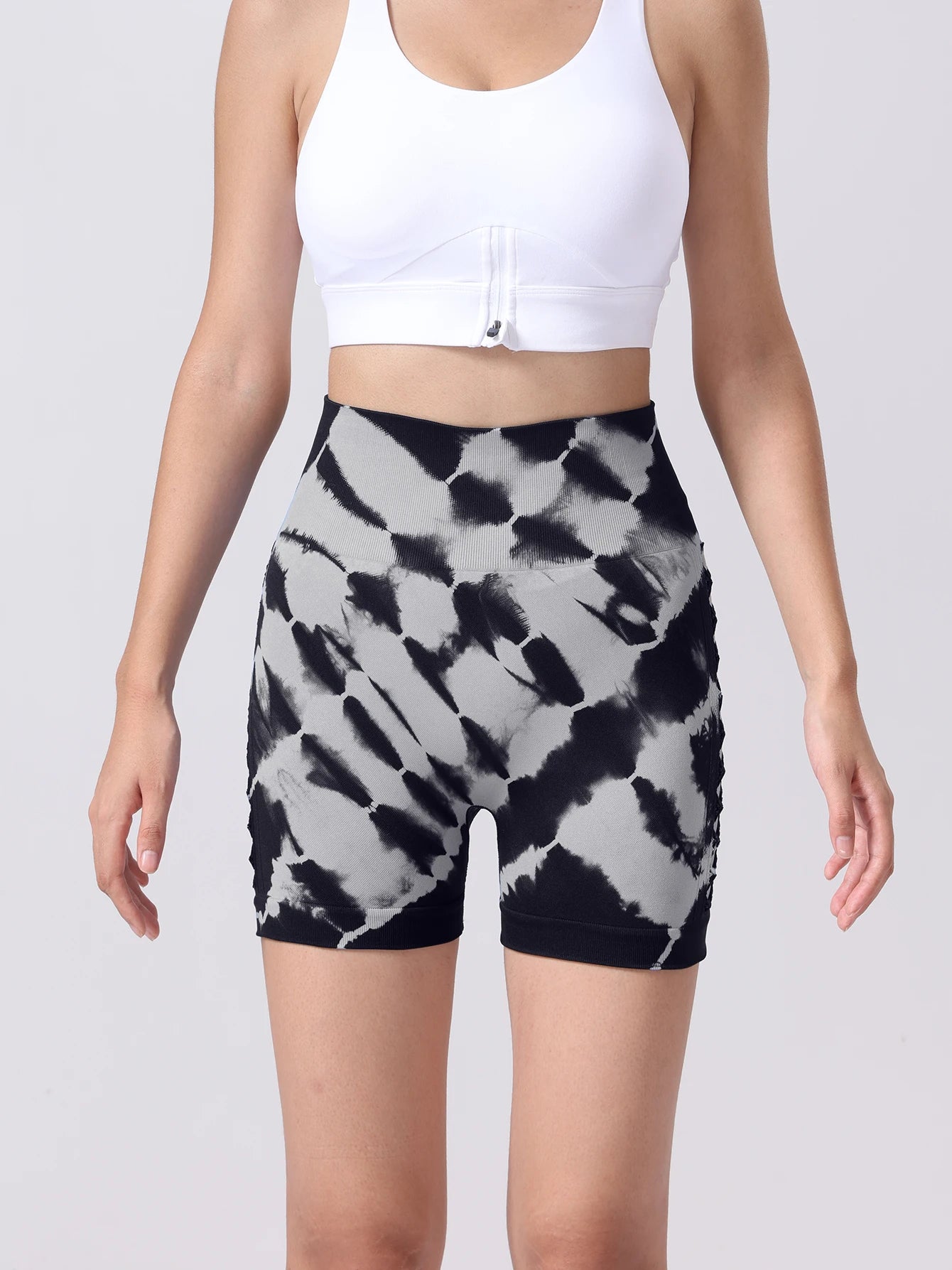 Us Local Women's Workout Activewear Seamless Shorts High Elastic Breathable Quick-Drying Yoga Gym Shorts