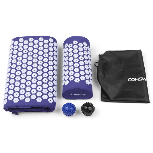 1 Set Massager Cushion Massage Yoga Mat Acupressure Set