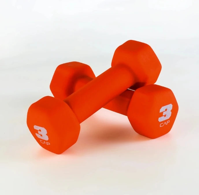 2/3/5/8/10/12/15 lb Rubber Dumbbells for Home Gym Use
