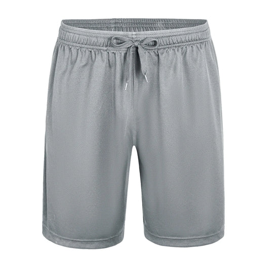 7 pieces of men's sports shorts - polyester elastic band pocket quick drying breathable fitness shorts