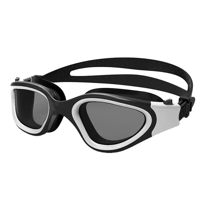Professional Adult's Anti-fog UV Protection Lens For Men & Women, Swimming Goggles Waterproof Adjustable Silicone Swim Glasses