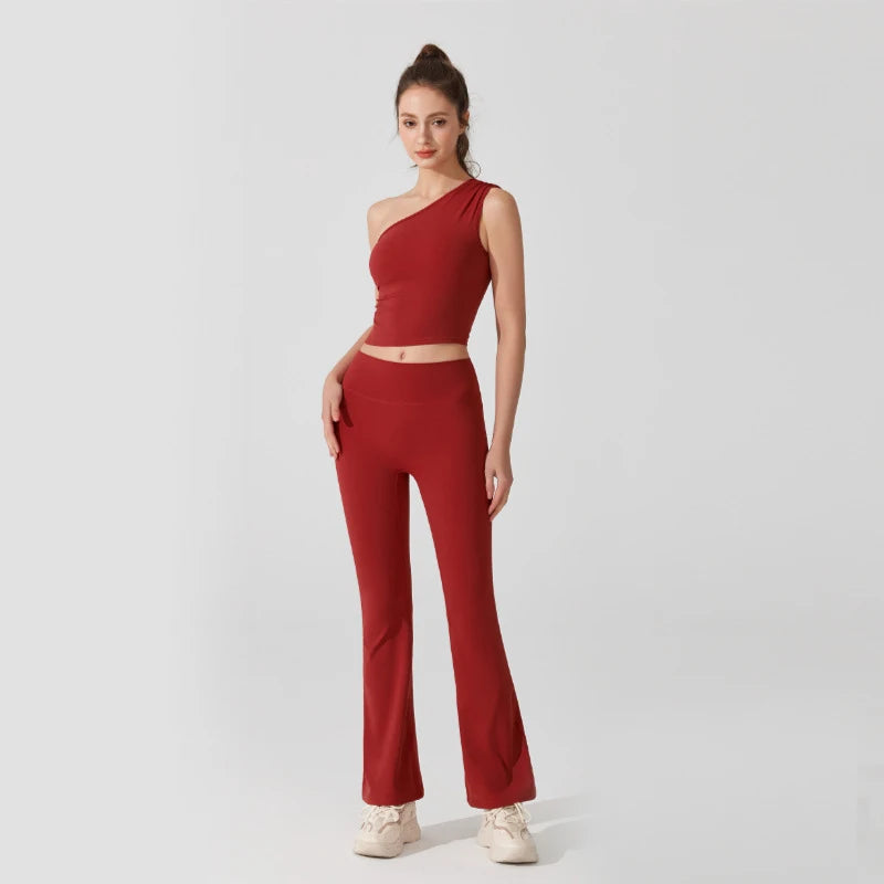 Two Pieces Fitness Yoga Set Women Solid Color Buttery Soft Gym Suit Breathable Quick Dry Workout Clothes Female Sportswear