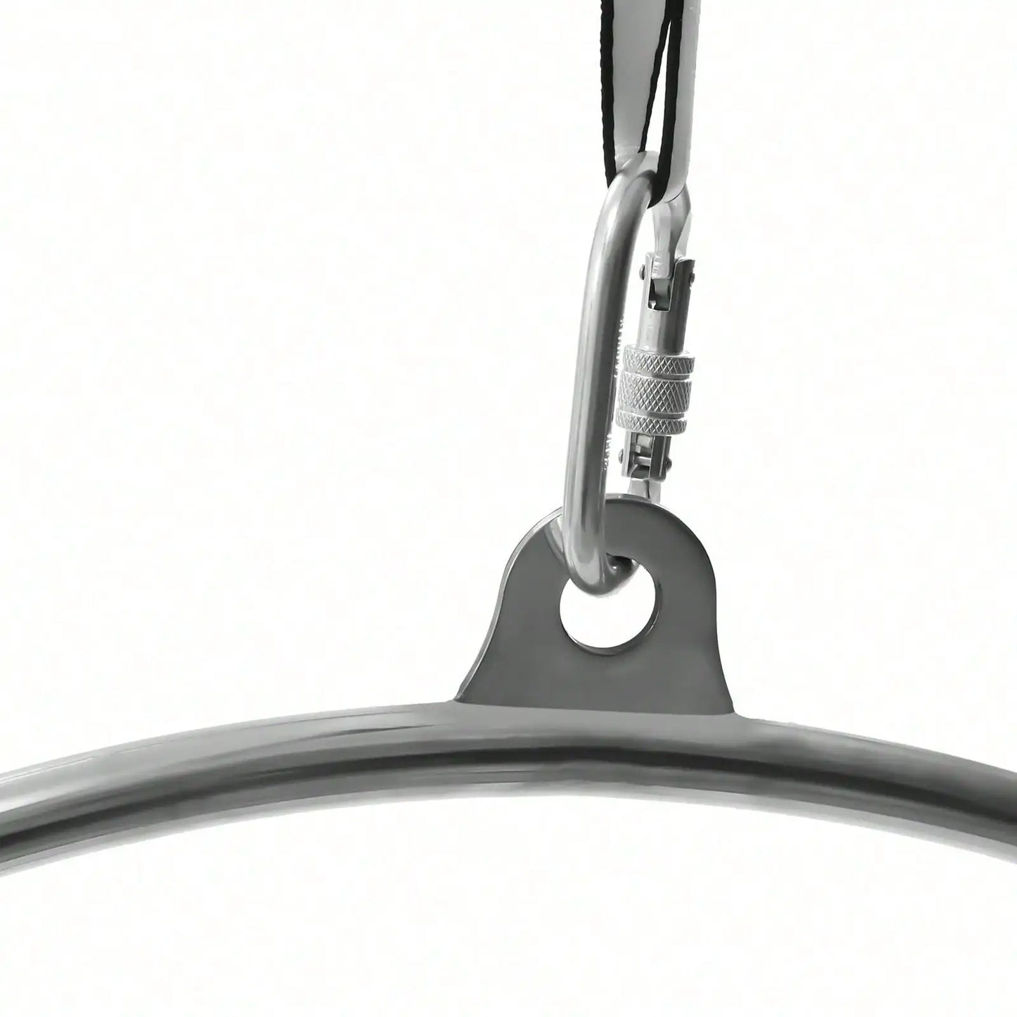 90cm Aerial Lyra Hoop Gymnastic Equipment Lifting Ring Yoga Ring Dance Stainless 350Kg