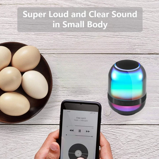 500W Portable Bluetooth Desktop Speakers Wireless TWS Pairing with LED Lights