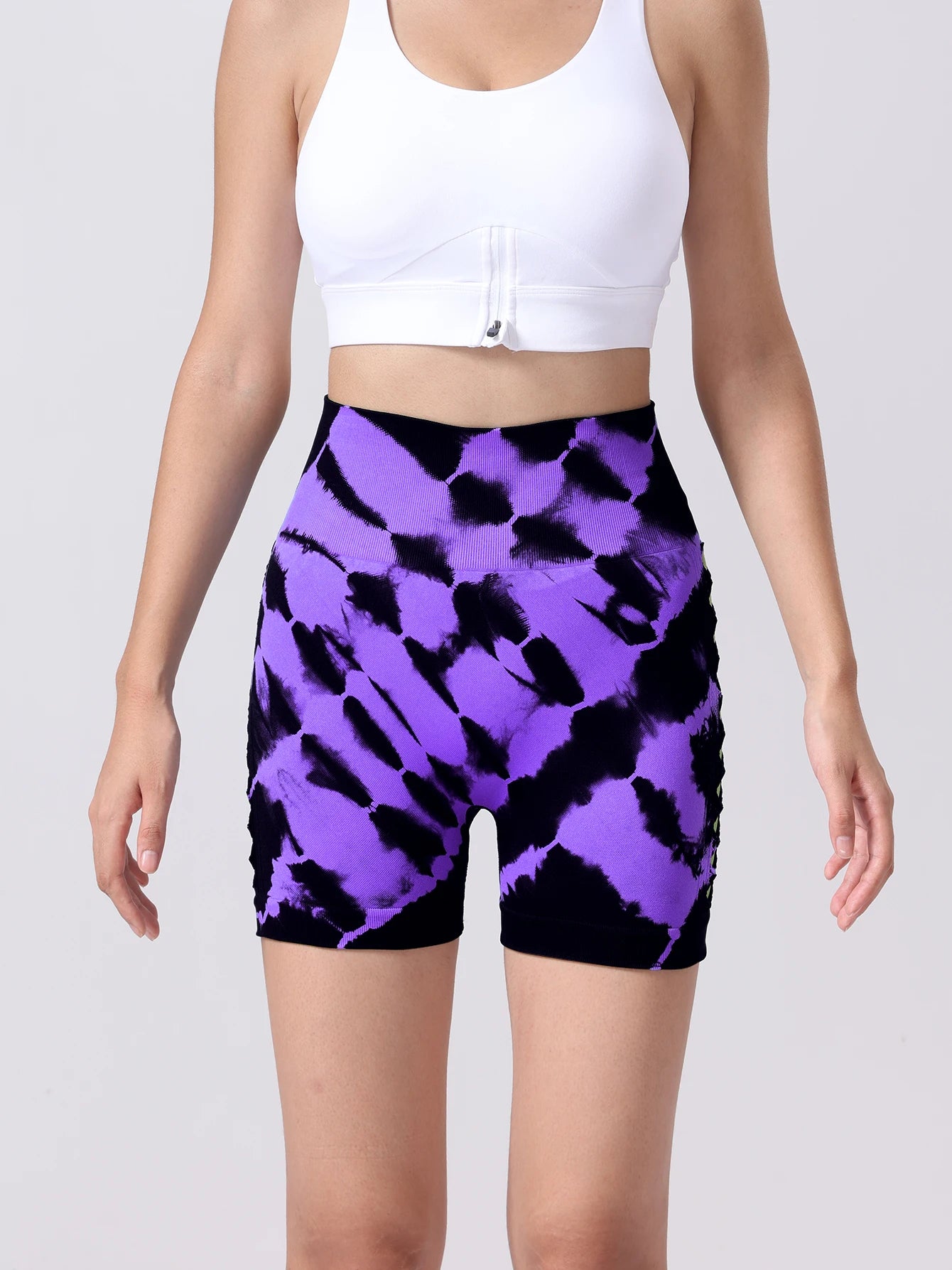 Us Local Women's Workout Activewear Seamless Shorts High Elastic Breathable Quick-Drying Yoga Gym Shorts