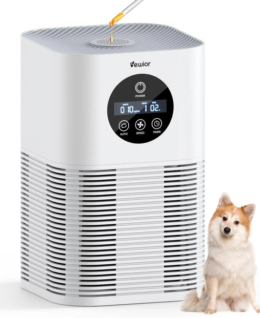H13 True Hepa Air Purifiers for Pets Hair and Smoke 600 sq. ft.