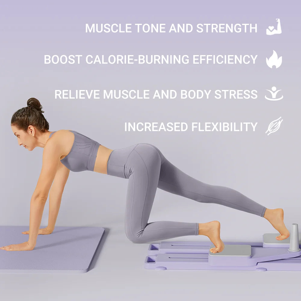 2-in-1 Abs & Ski Board - Portable Core/Leg Trainer