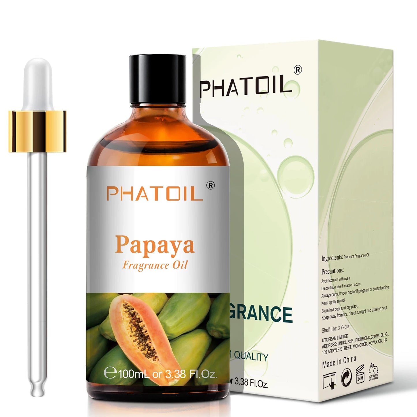 PHATOIL 100ML Coconut Peach Blueberry Mango Fragrance Oil Apple Banana Grape Lemon Aroma Oil for Oil Diffuser Soap Candle Making