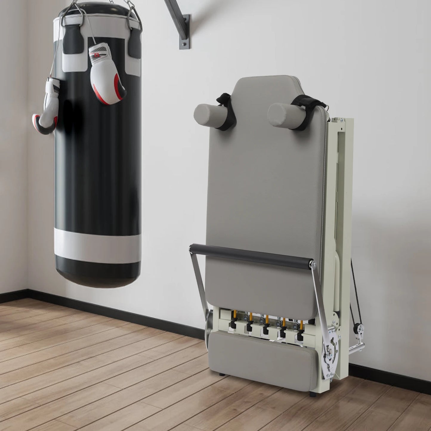 Foldable Pilates Reformer Machine for Yoga Fitness Equipment