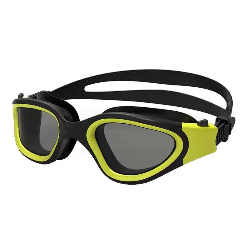 Professional Adult's Anti-fog UV Protection Lens For Men & Women, Swimming Goggles Waterproof Adjustable Silicone Swim Glasses