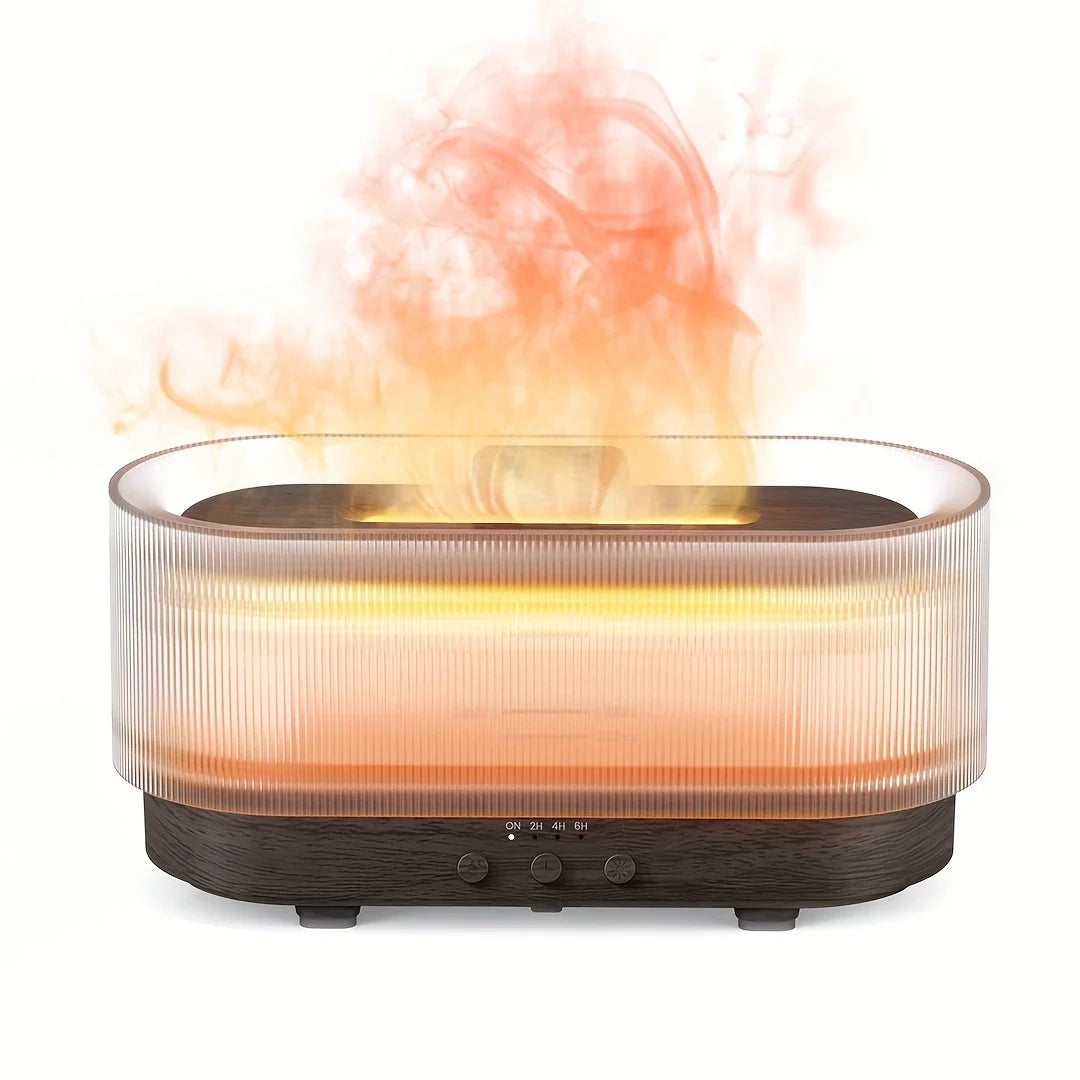SEJOY 300ml Humidifier for Office Home Flame Aromatherapy Humidifier Ultrasonic Technology Essential Oil Aromatherapy Diffuser