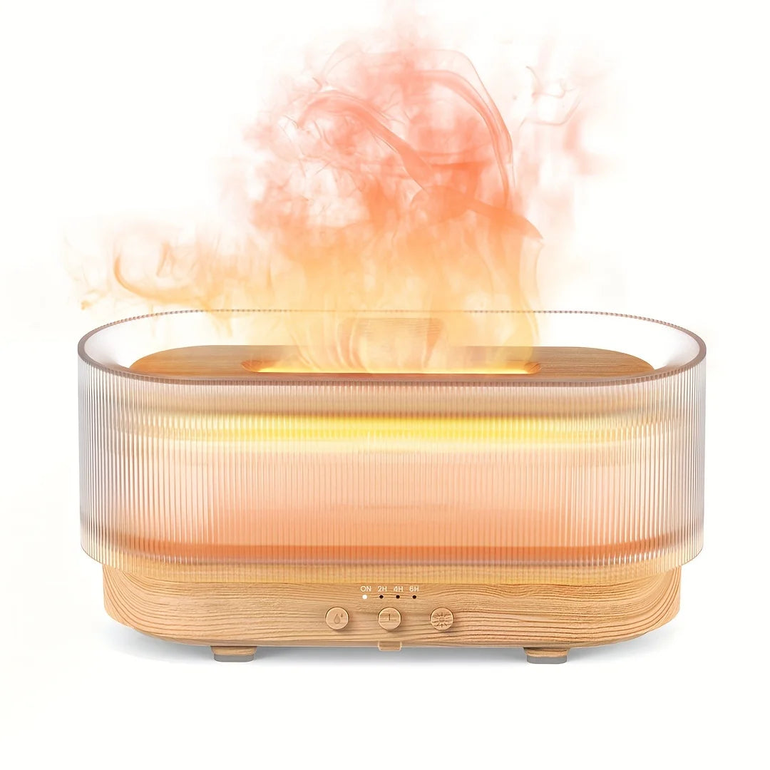 SEJOY 300ml Humidifier for Office Home Flame Aromatherapy Humidifier Ultrasonic Technology Essential Oil Aromatherapy Diffuser