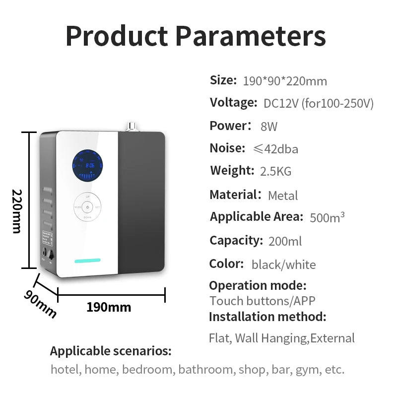VanGogh360 Coverage of 1800 Square Feet Wifi Diffuser