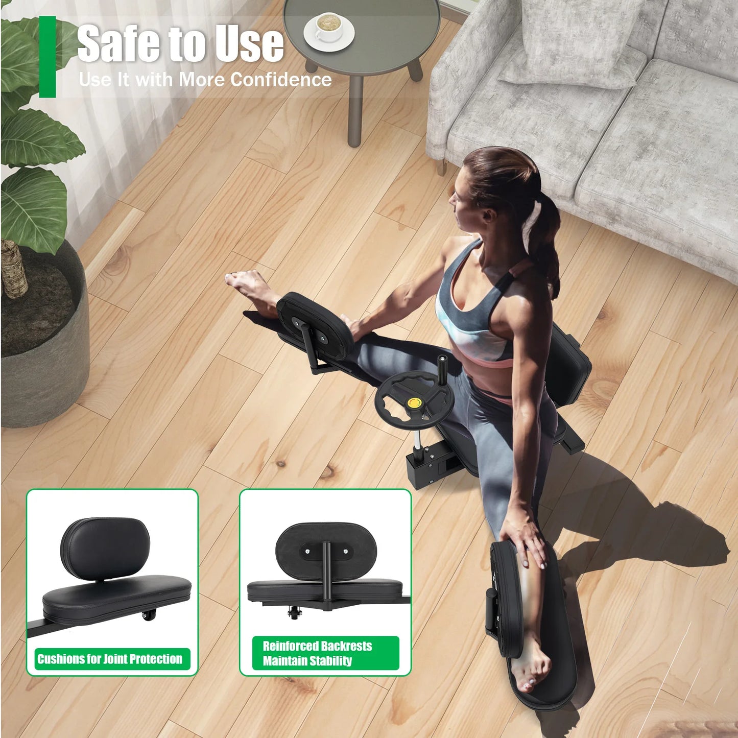 220lbs Pro Leg Stretcher Yoga Split Stretching Machine