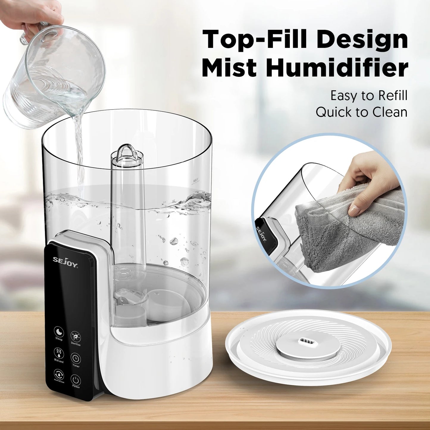 110-220V 6L Perfume Air Humidifier Home with LED Display