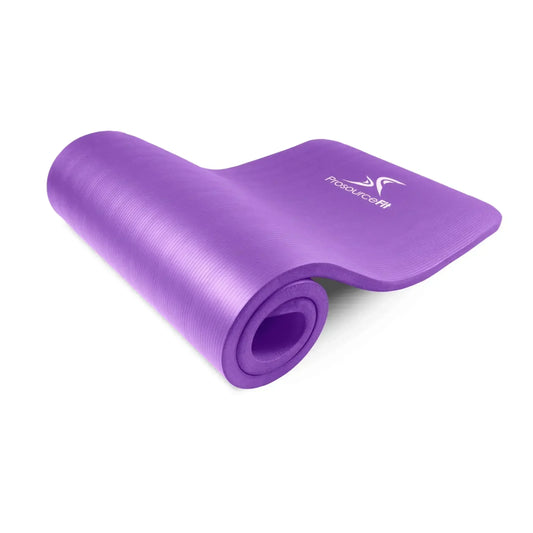 Extra Thick Yoga and Pilates Mat 1/2-inch or 1-inch Thick for Fitness